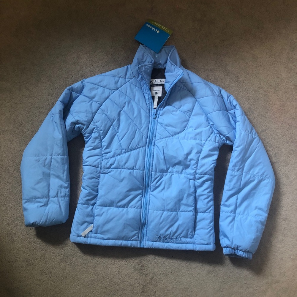 Girls Columbia Omni-Shield Advanced Repellency Jacket Coat Size 10/12 Youth
